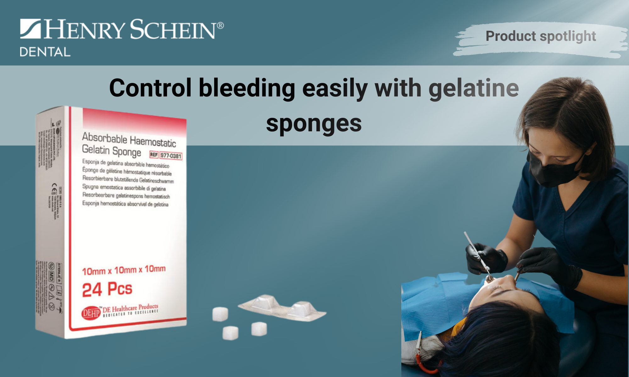 DEHP Absorbable Haemostatic Gelatine Sponges 