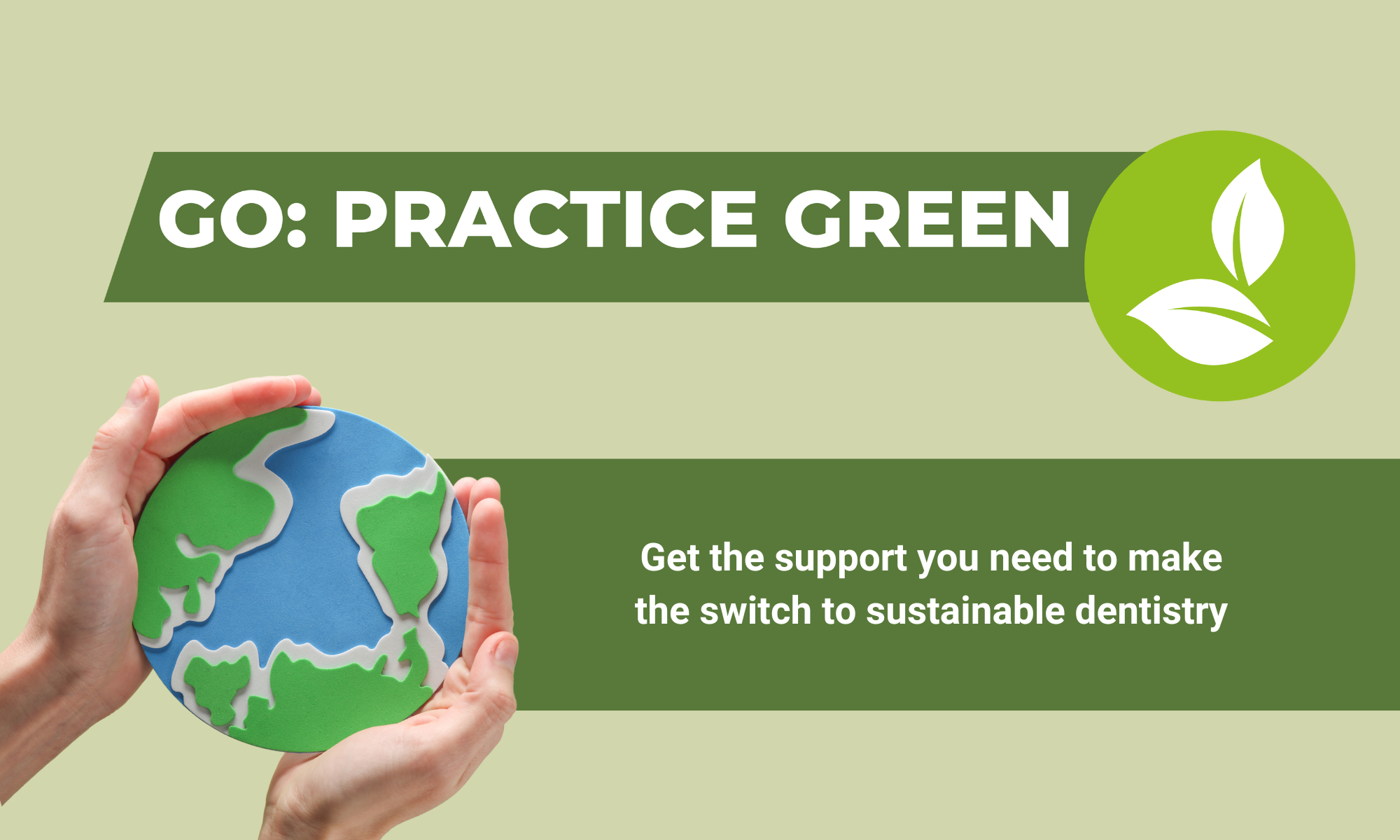 go practice green, sustainable dentistry